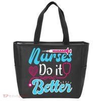 Nurses Do It Better Nurses Stethoscope Nurse Day Tote Bag thumb 0