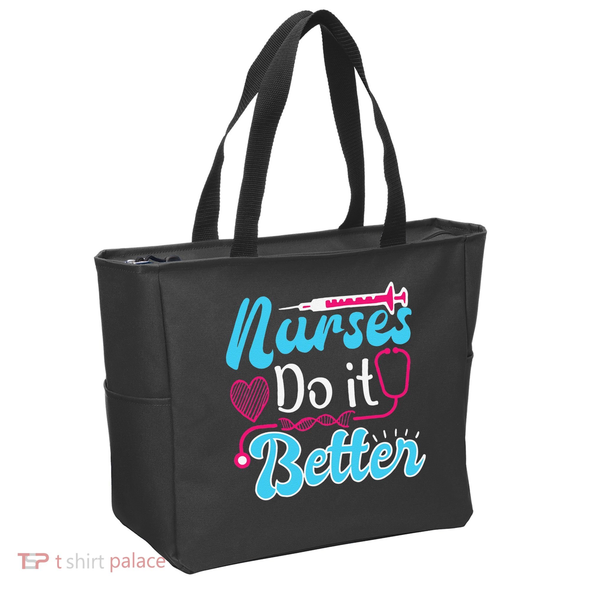 Nurses Do It Better Nurses Stethoscope Nurse Day Tote Bag