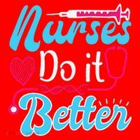Nurses Do It Better Nurses Stethoscope Nurse Day Santa Hat thumb 1