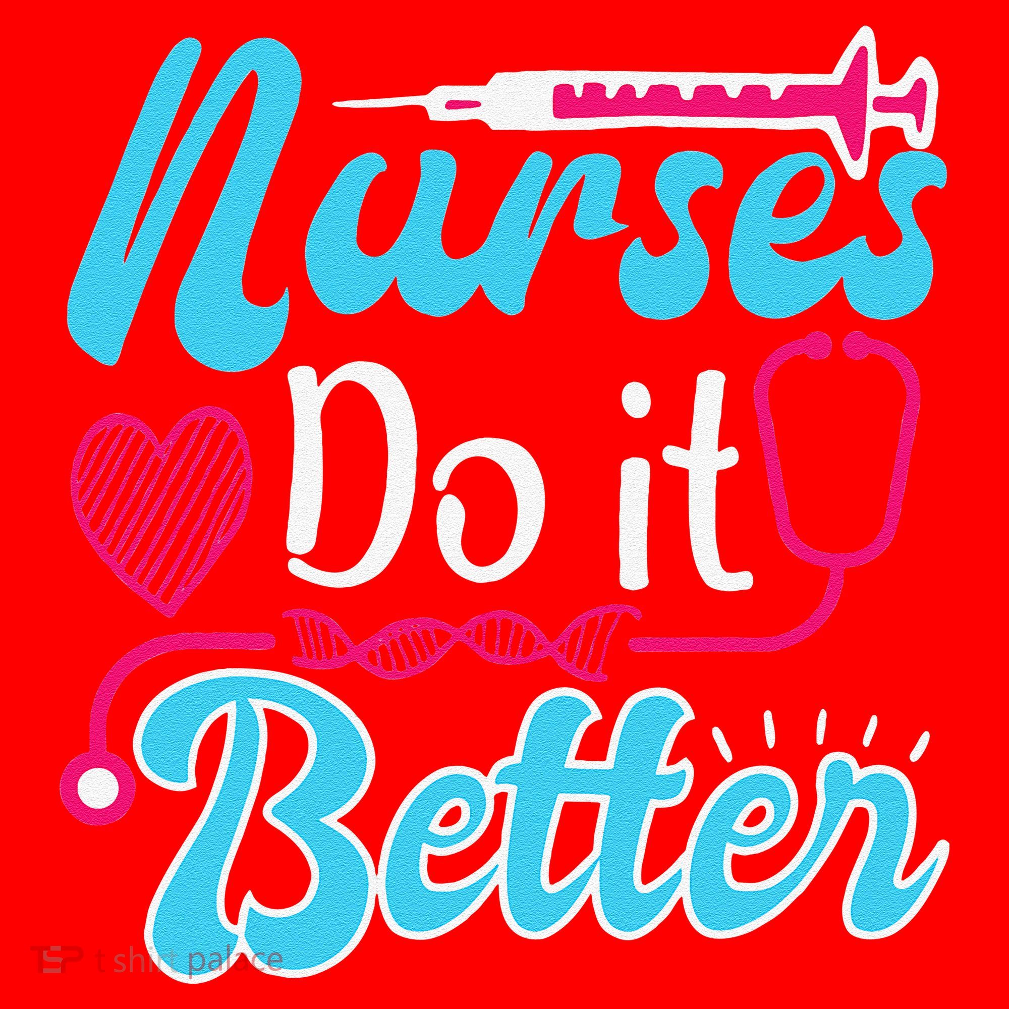 Nurses Do It Better Nurses Stethoscope Nurse Day Santa Hat