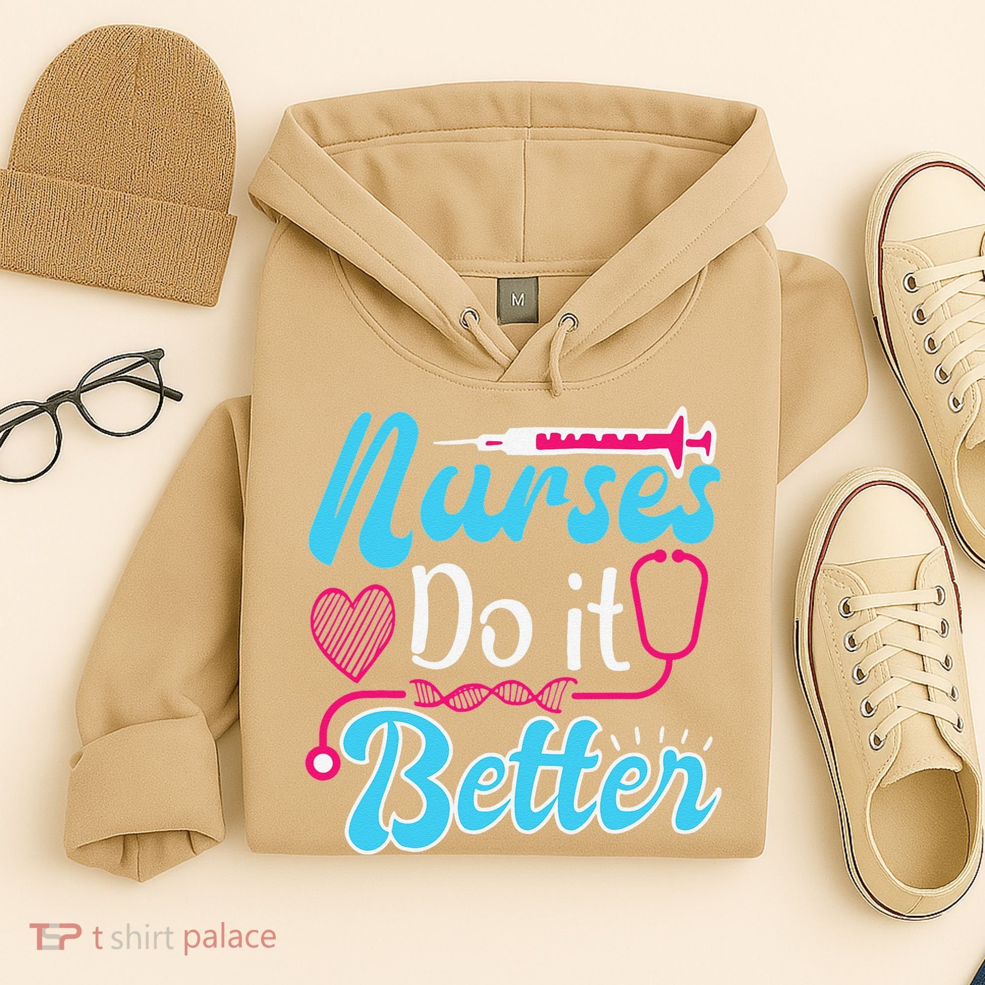 Nurses Do It Better Nurses Stethoscope Nurse Day Hoodie