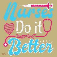 Nurses Do It Better Nurses Stethoscope Nurse Day Button thumb 1
