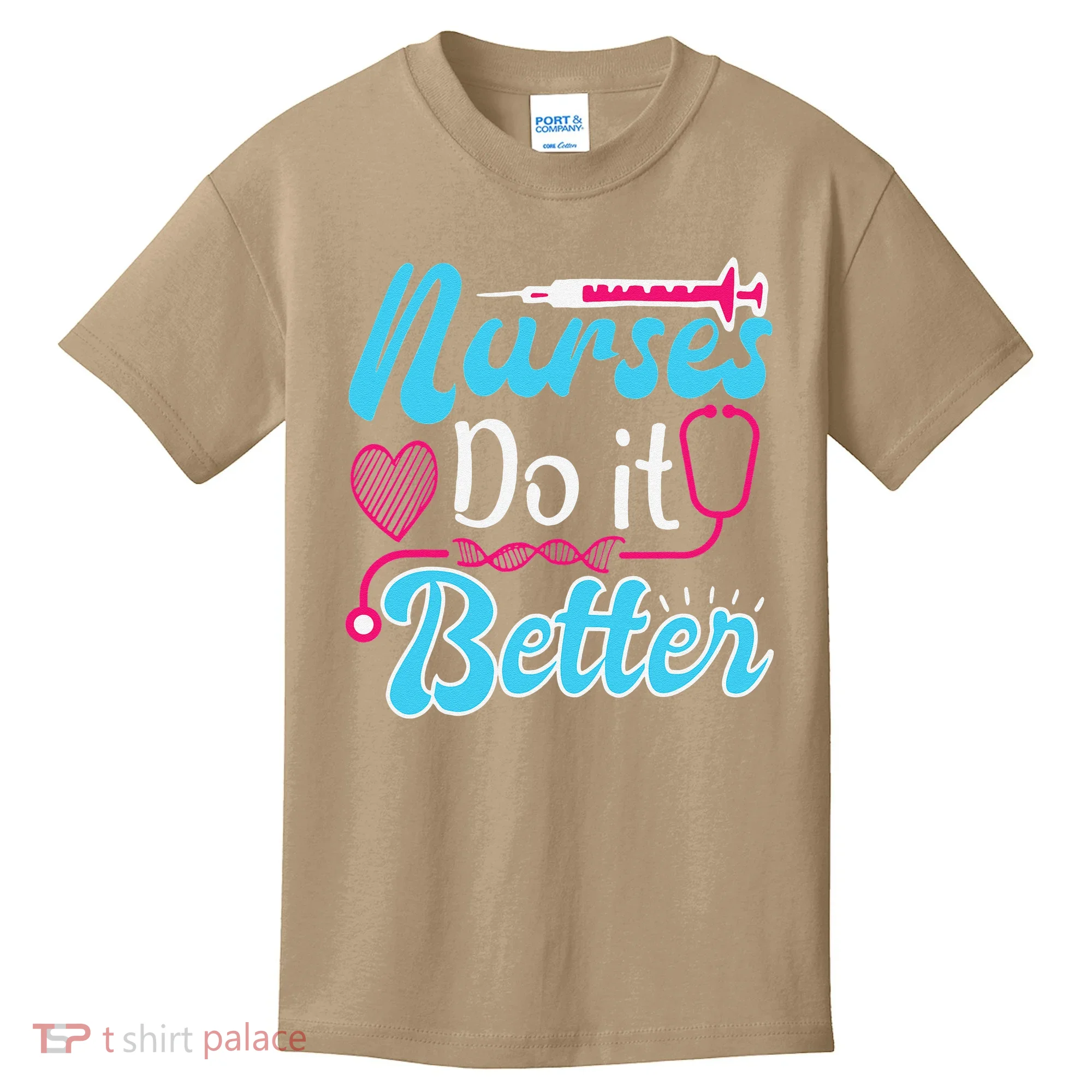 Nurses Do It Better Nurses Stethoscope Nurse Day Kids T-Shirt