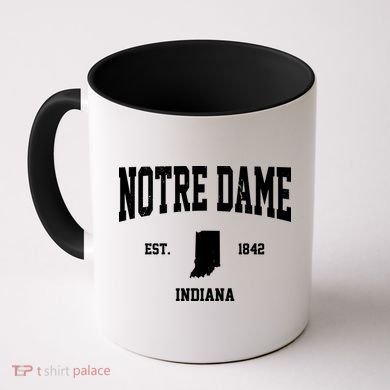 Notre Dame Indiana Est 1842 Coffee Mug