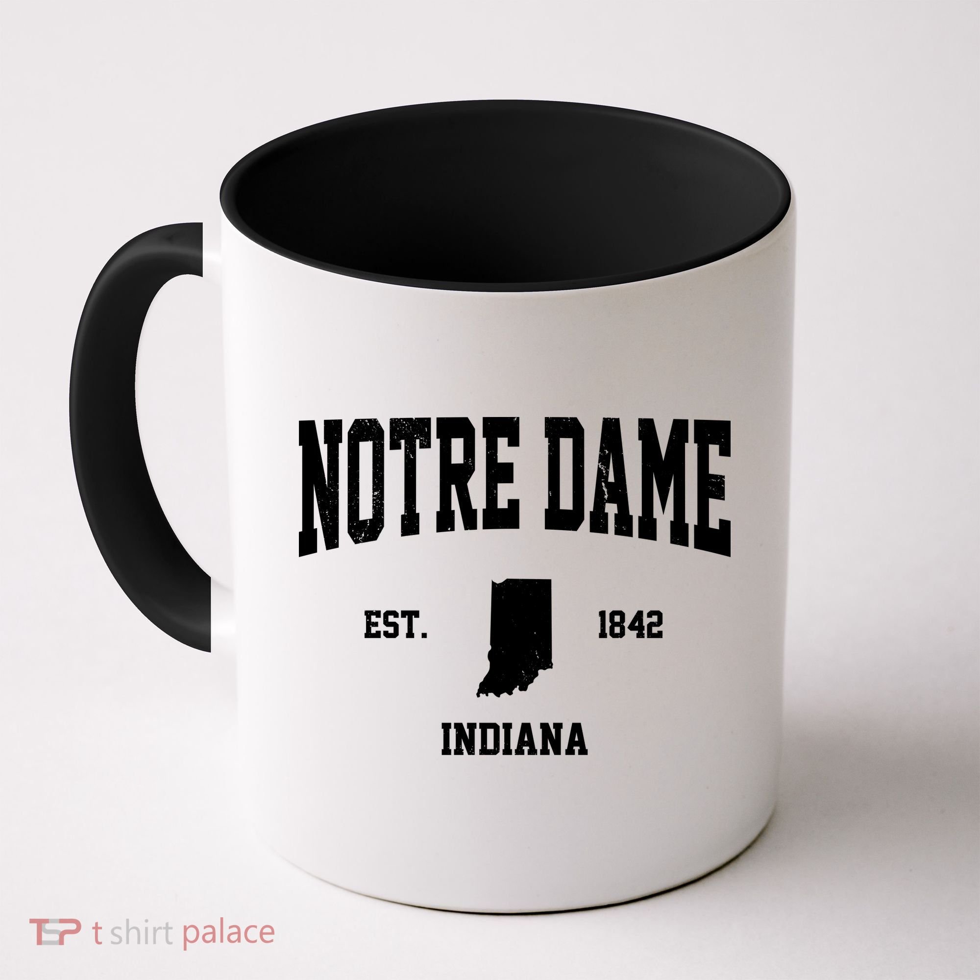 Notre Dame Indiana Est 1842 Coffee Mug