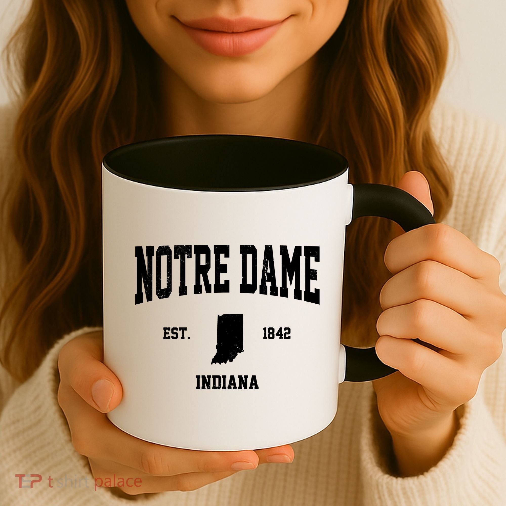 Notre Dame Indiana Est 1842 Coffee Mug