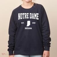Notre Dame Indiana Est 1842 Women's Sweatshirt thumb 0
