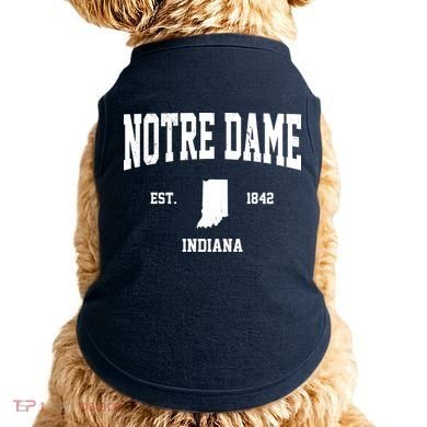 Notre Dame Indiana Est 1842 Doggie Tank