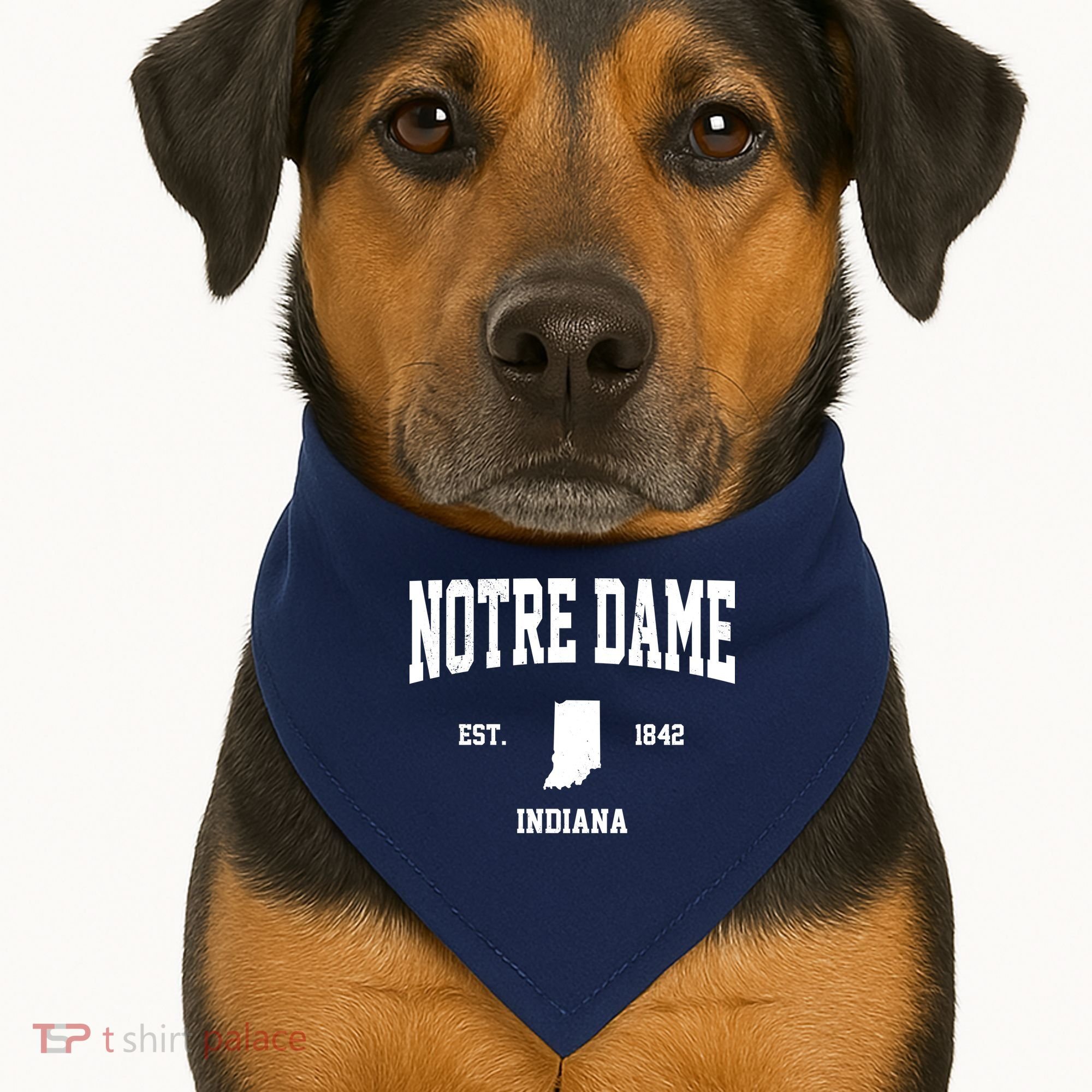 Notre Dame Indiana Est 1842 USA-Made Doggie Bandana