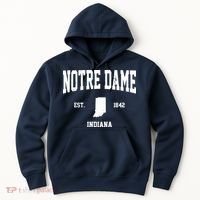 Notre Dame Indiana Est 1842 Hoodie thumb 0