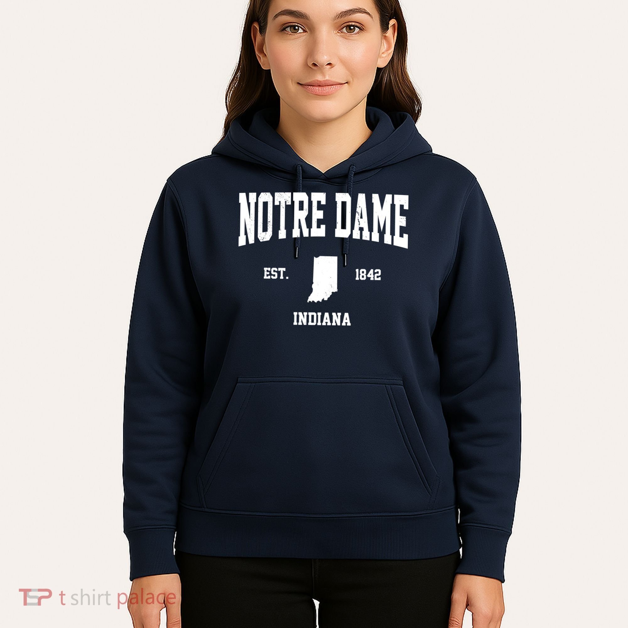 Notre Dame Indiana Est 1842 Hoodie