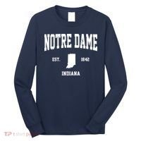 Notre Dame Indiana Est 1842 Long Sleeve Shirt thumb 0