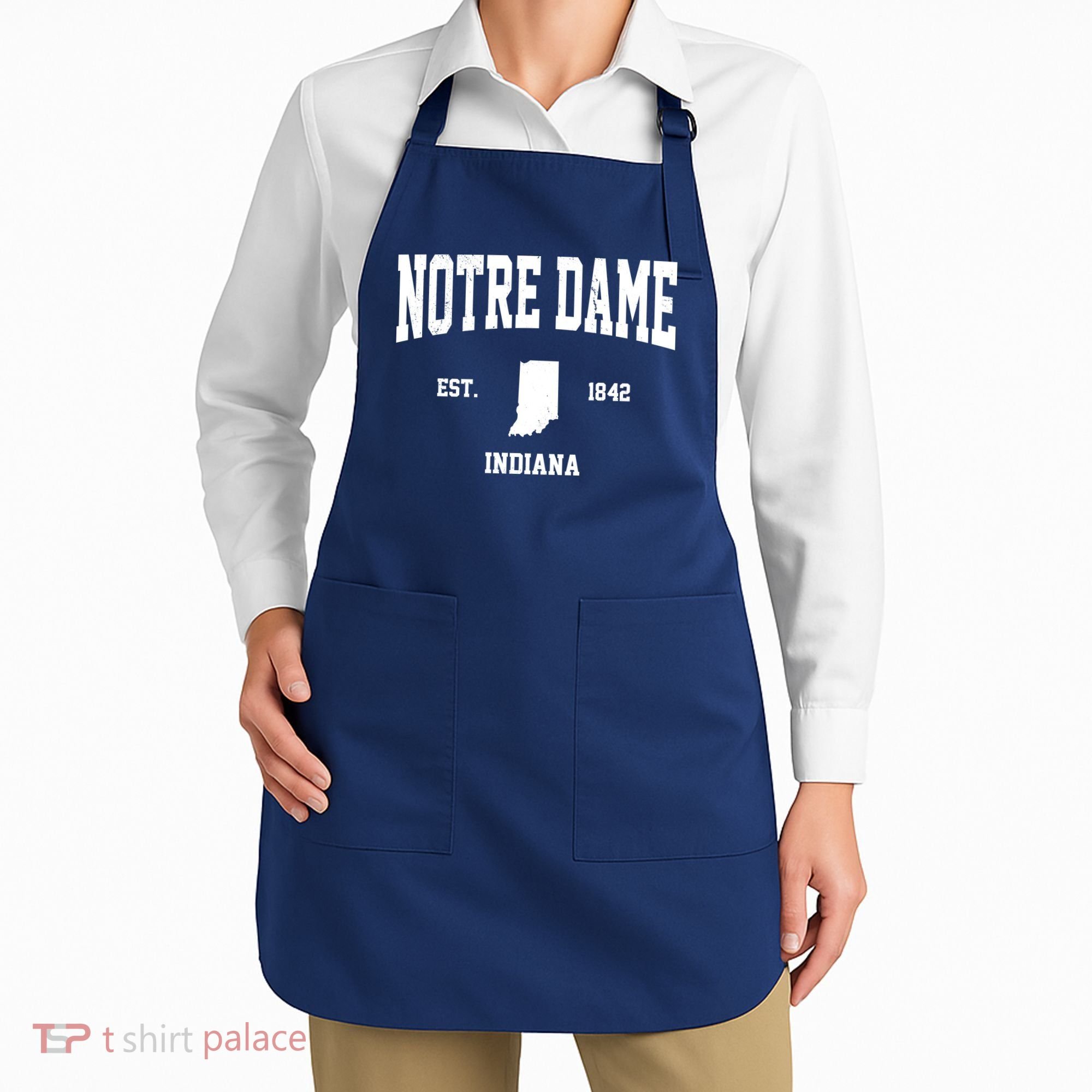 Notre Dame Indiana Est 1842 Apron