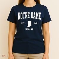 Notre Dame Indiana Est 1842 T-Shirt thumb 4