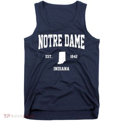 Notre Dame Indiana Est 1842 Tank Top