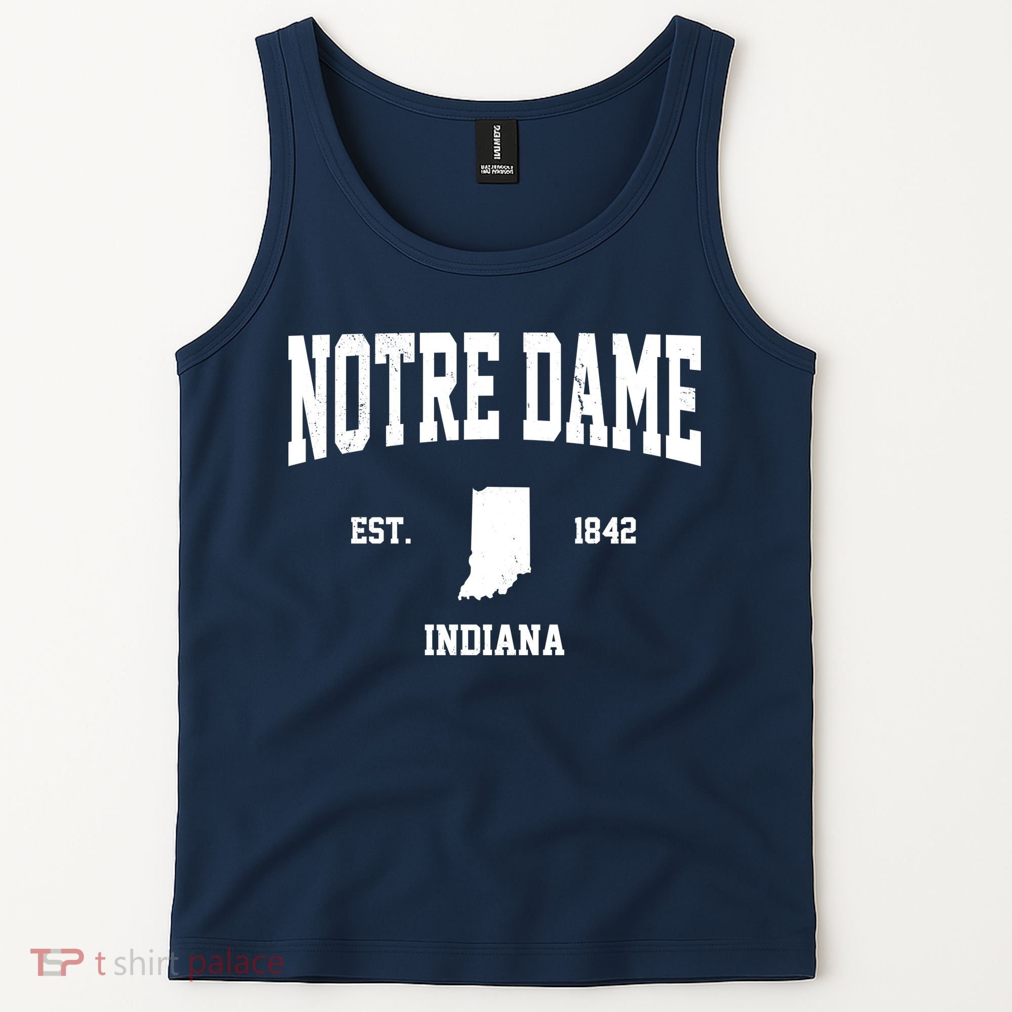 Notre Dame Indiana Est 1842 Tank Top
