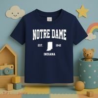 Notre Dame Indiana Est 1842 Toddler T-Shirt thumb 3