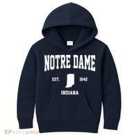 Notre Dame Indiana Est 1842 Kids Hoodie thumb 0