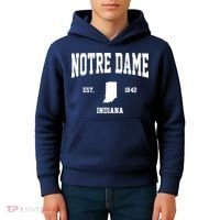 Notre Dame Indiana Est 1842 Kids Hoodie thumb 4