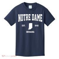 Notre Dame Indiana Est 1842 Kids T-Shirt thumb 0