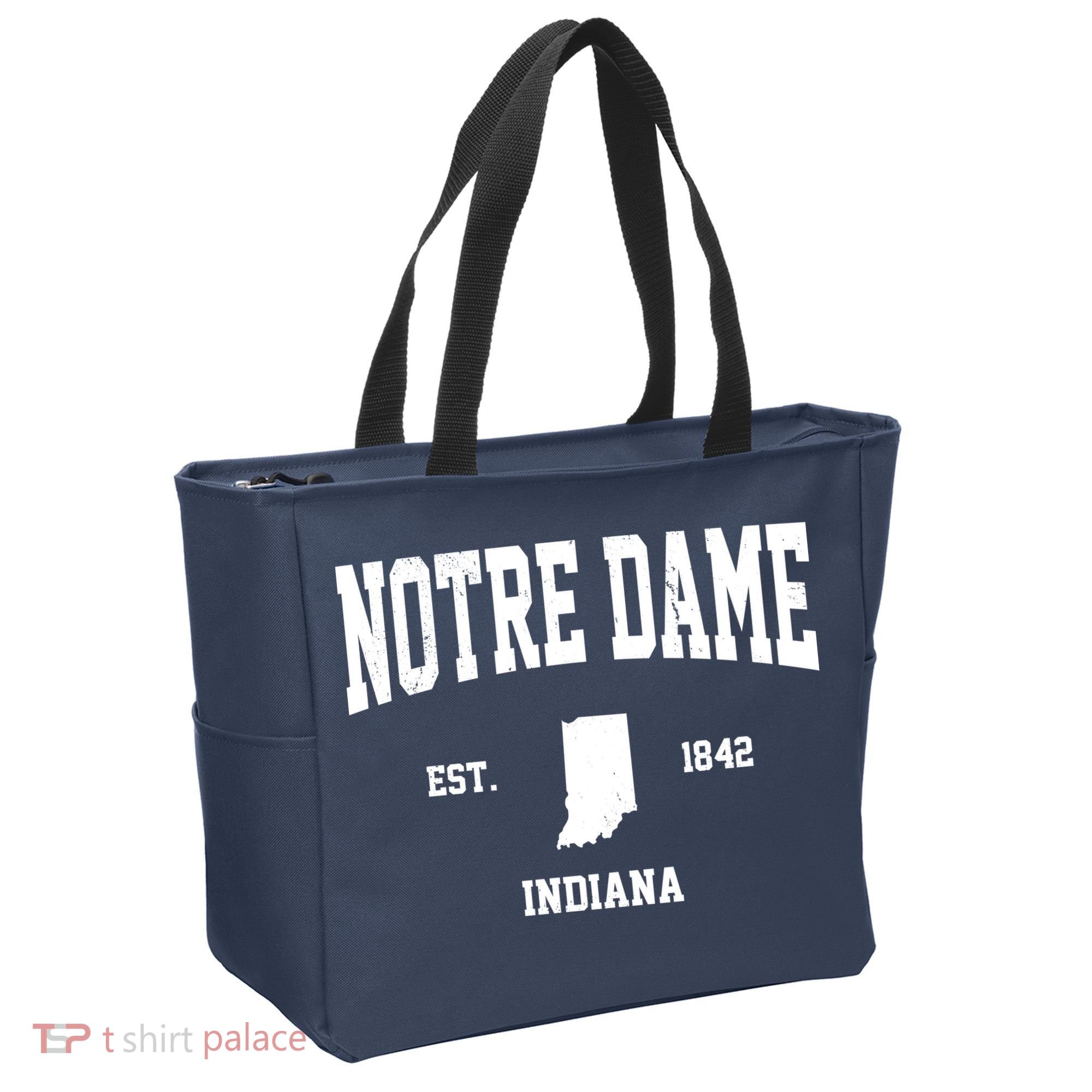 Notre Dame Indiana Est 1842 Tote Bag