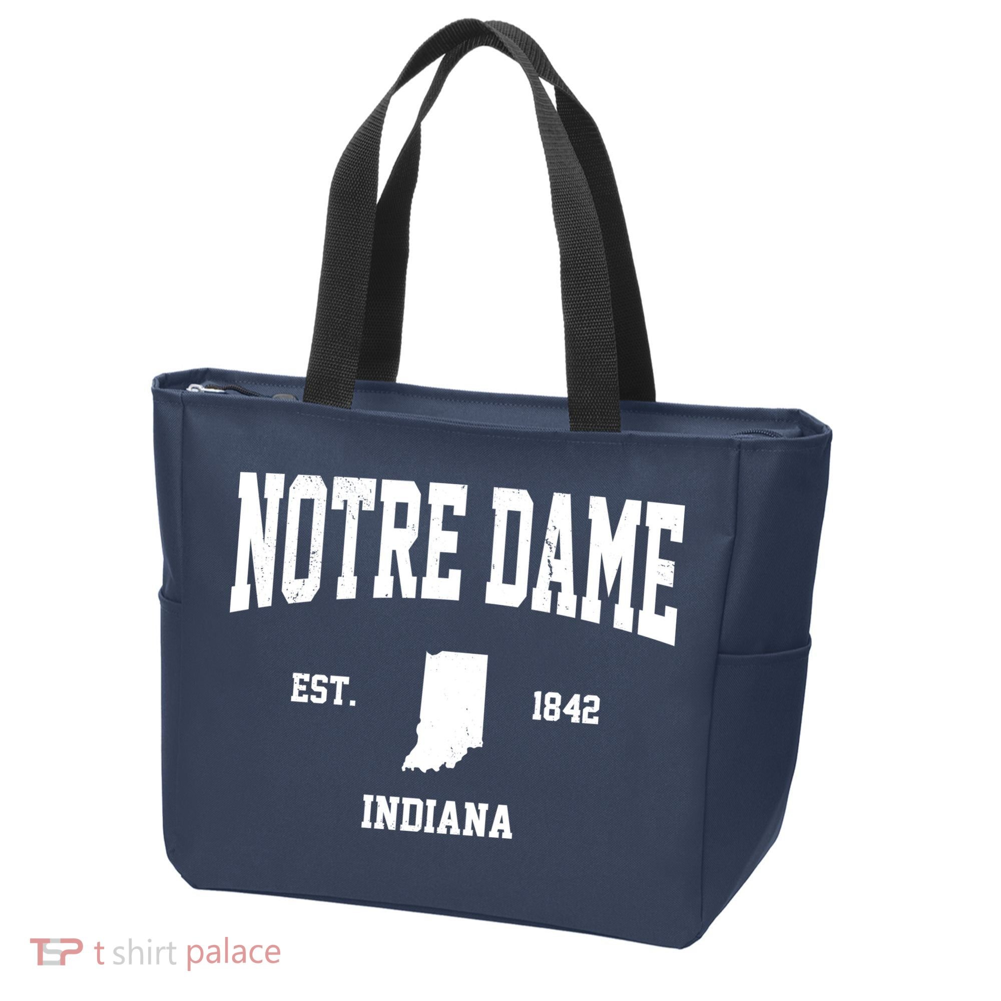 Notre Dame Indiana Est 1842 Tote Bag