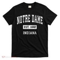 Notre Dame Indiana IN Vintage Athletic Navy Sports T-Shirt thumb 0