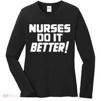 Nurses Do It Better Women's Long Sleeve Shirt thumb 0