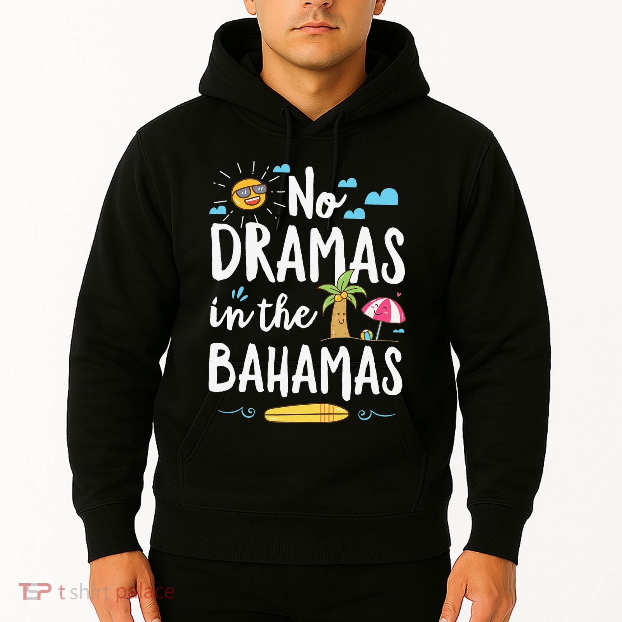 No Dramas In Bahamas Summer Vacation Beach Gift Hoodie