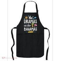 No Dramas In Bahamas Summer Vacation Beach Gift Apron thumb 0