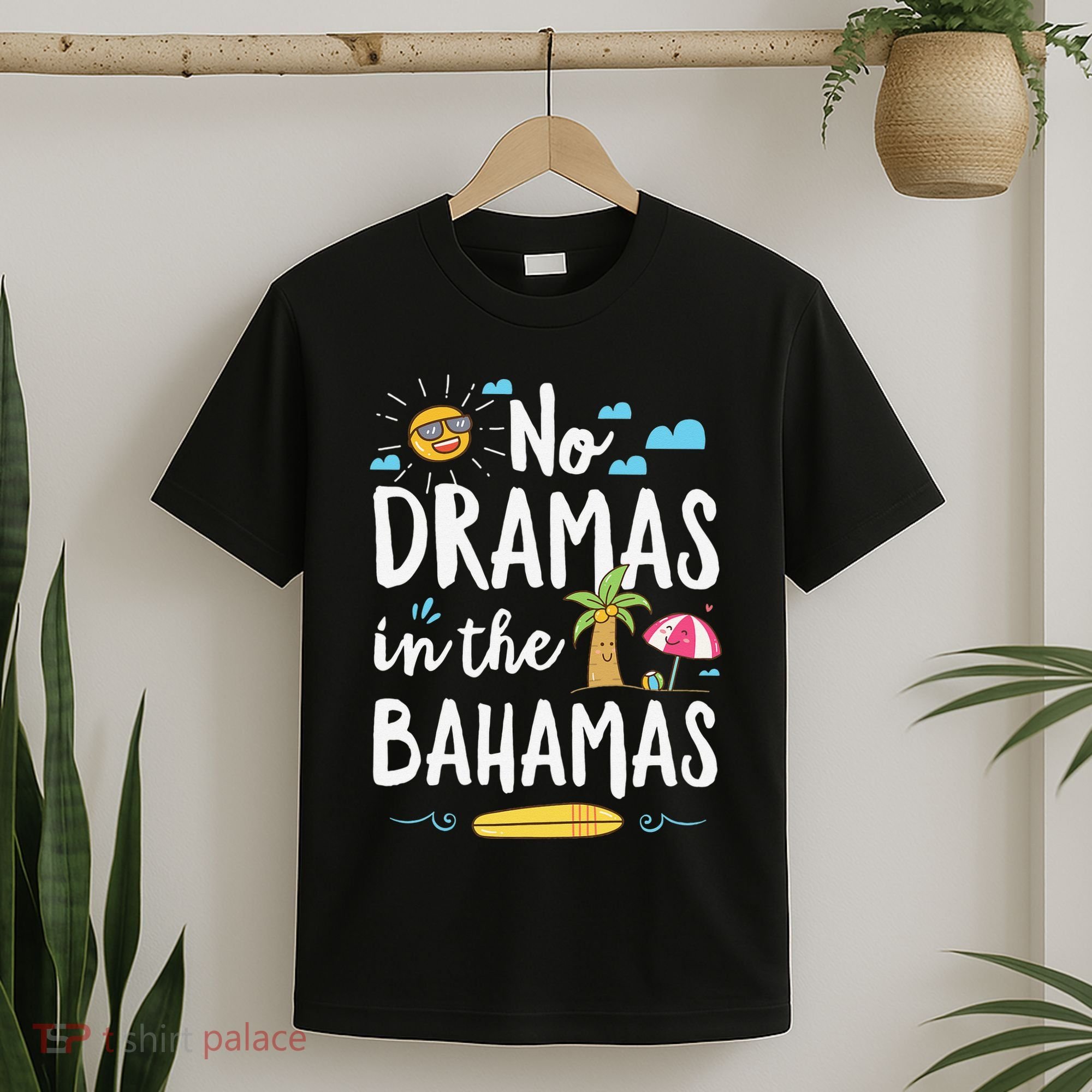 No Dramas In Bahamas Summer Vacation Beach Gift T-Shirt