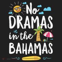 No Dramas In Bahamas Summer Vacation Beach Gift Beanie thumb 2