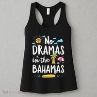 No Dramas In Bahamas Summer Vacation Beach Gift Women's Tank Top thumb 3