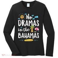 No Dramas In Bahamas Summer Vacation Beach Gift Women's Long Sleeve Shirt thumb 0