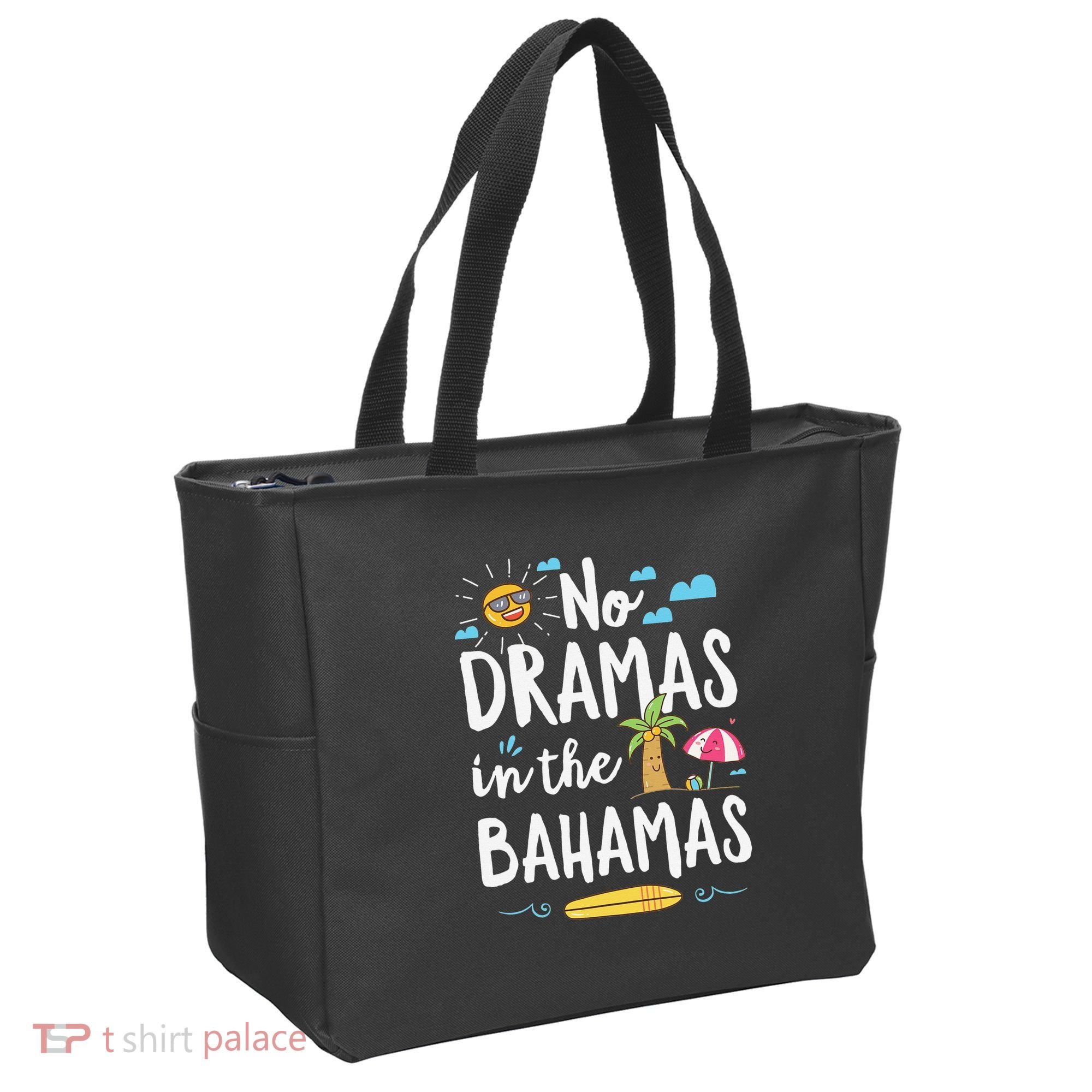 No Dramas In Bahamas Summer Vacation Beach Gift Tote Bag
