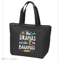 No Dramas In Bahamas Summer Vacation Beach Gift Tote Bag thumb 3