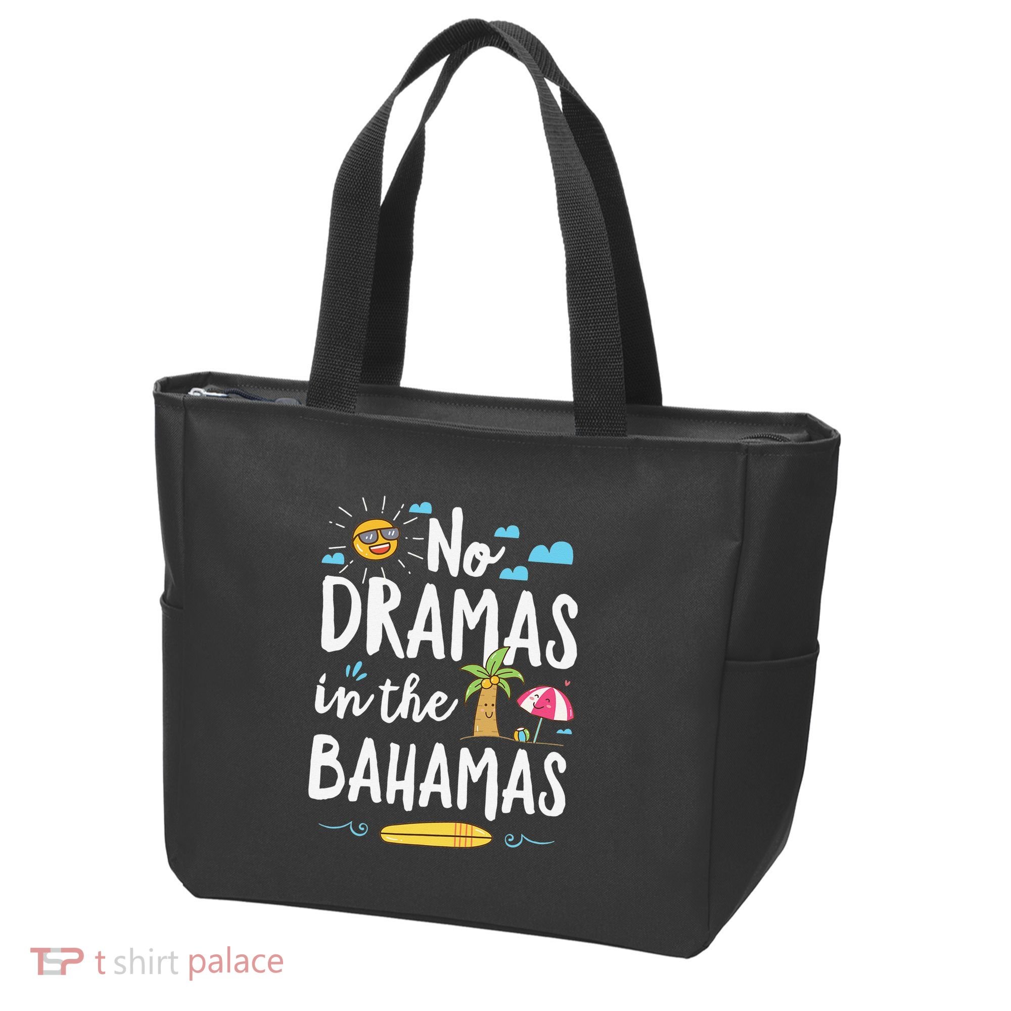 No Dramas In Bahamas Summer Vacation Beach Gift Tote Bag