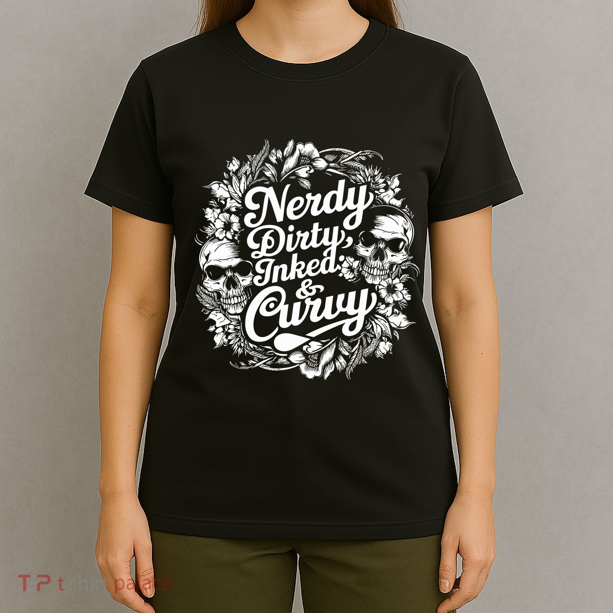 Nerdy Dirty Inked And Curvy T-Shirt