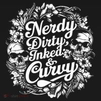 Nerdy Dirty Inked And Curvy T-Shirt thumb 7