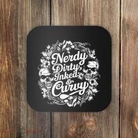Nerdy Dirty Inked And Curvy Coaster thumb 0