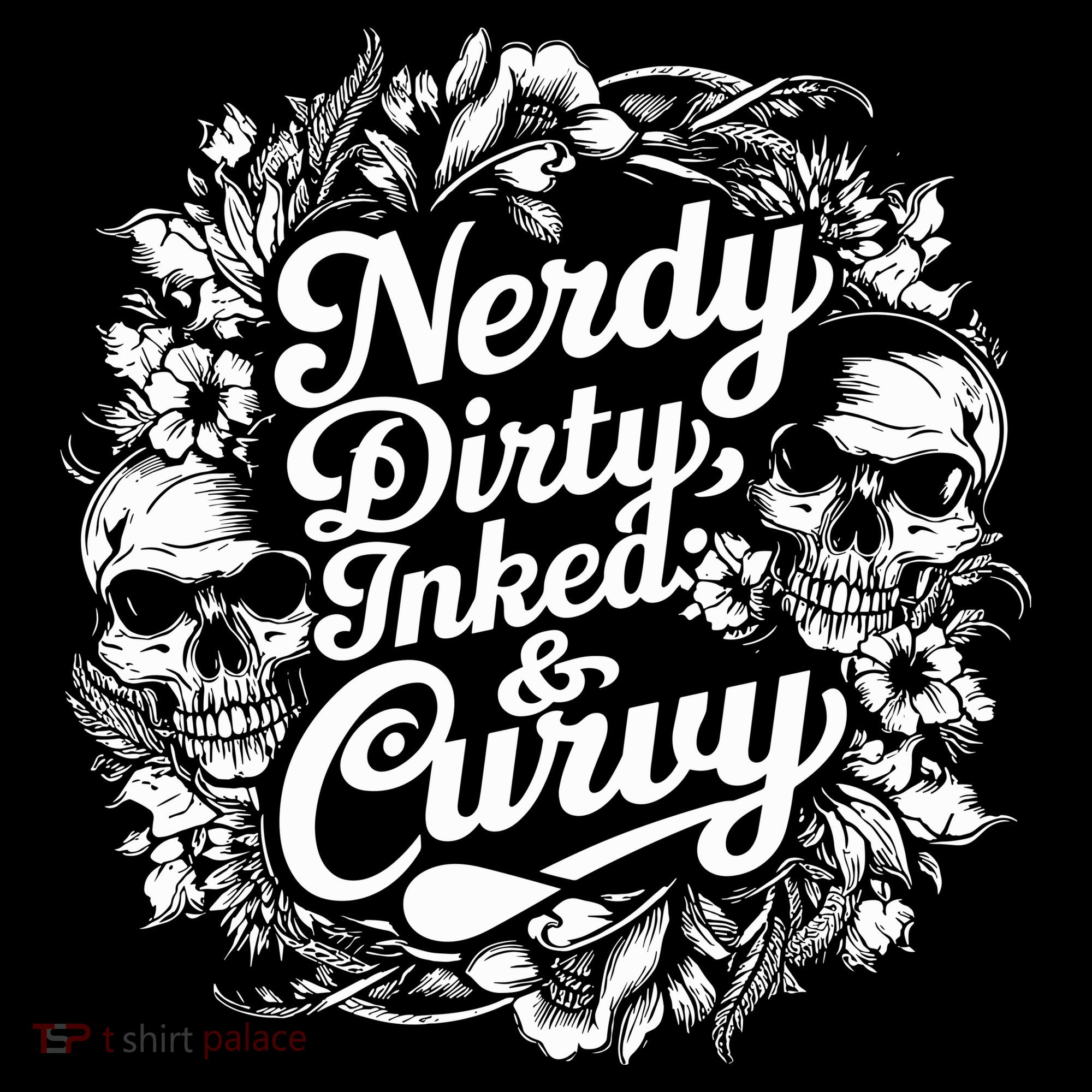 Nerdy Dirty Inked And Curvy Baby Bodysuit