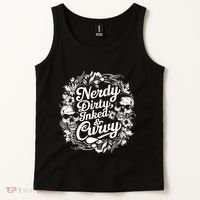 Nerdy Dirty Inked And Curvy Tank Top thumb 2