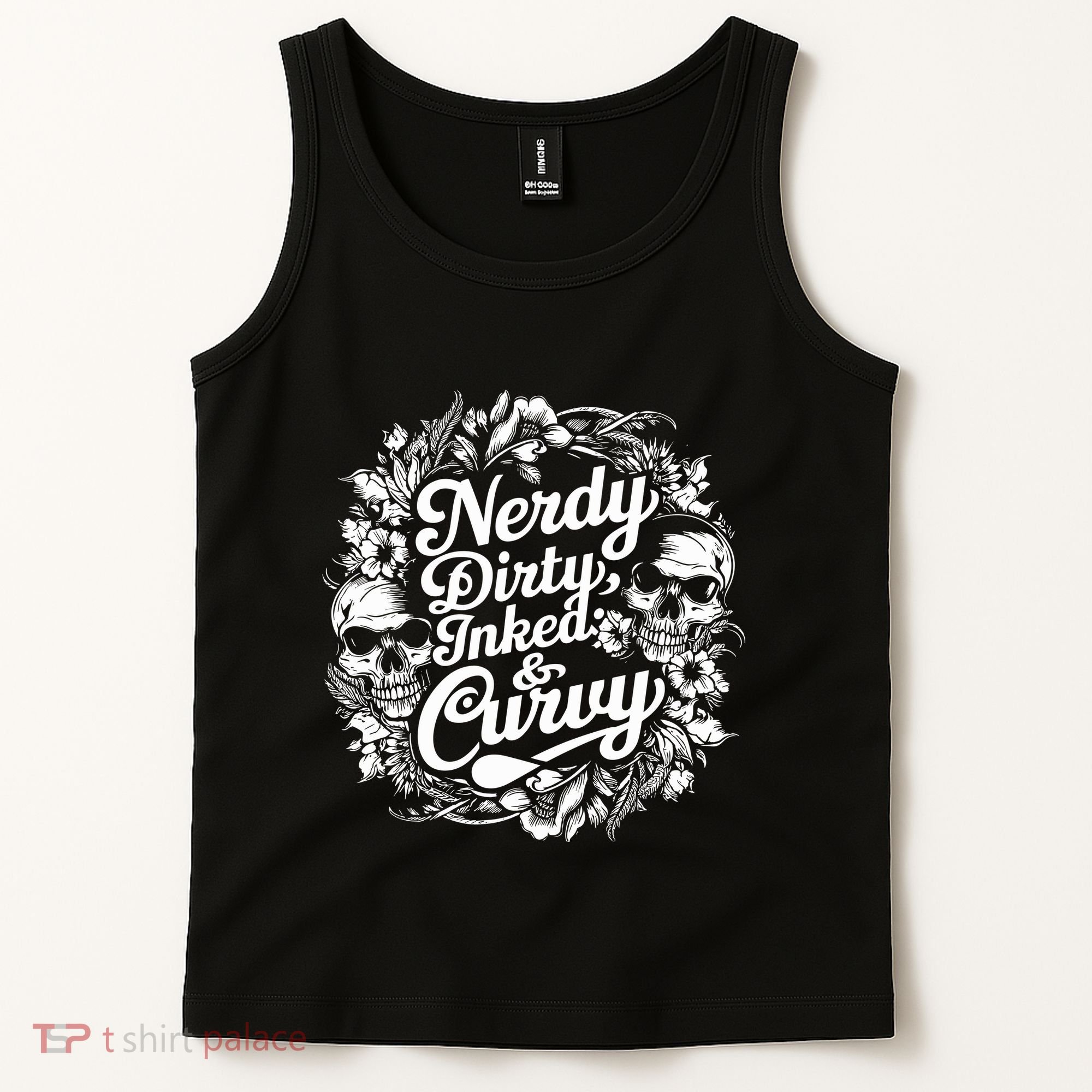 Nerdy Dirty Inked And Curvy Tank Top