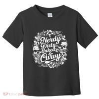 Nerdy Dirty Inked And Curvy Toddler T-Shirt thumb 0