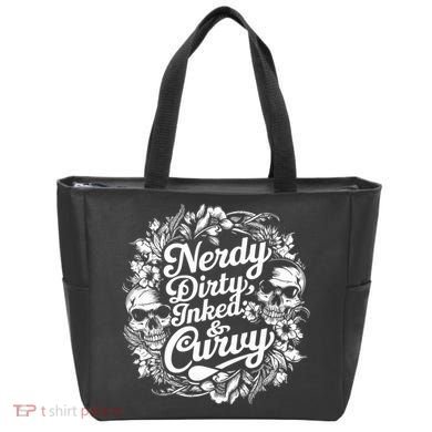 Nerdy Dirty Inked And Curvy Tote Bag