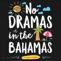 No Dramas In Bahamas Summer Vacation Beach Gift Women's Hoodie thumb 2