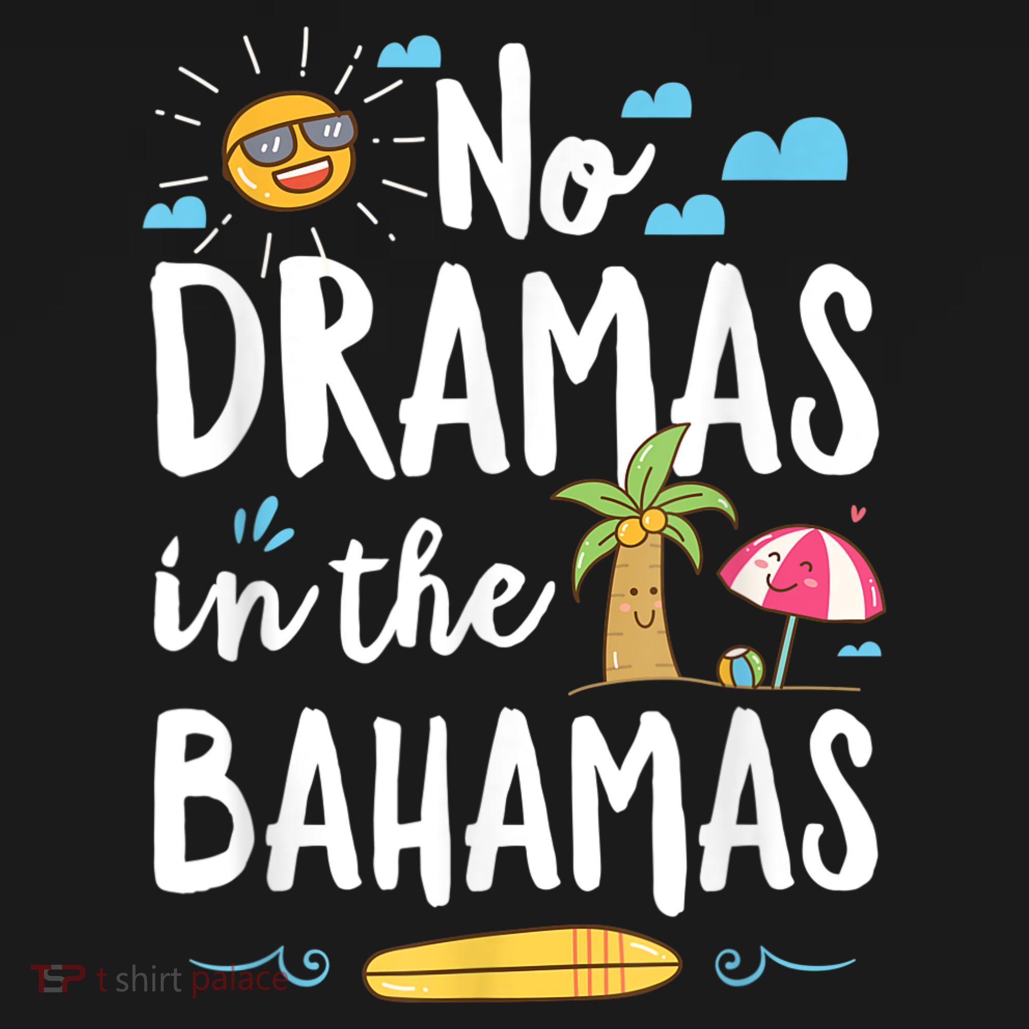 No Dramas In Bahamas Summer Vacation Beach Gift Women's Hoodie
