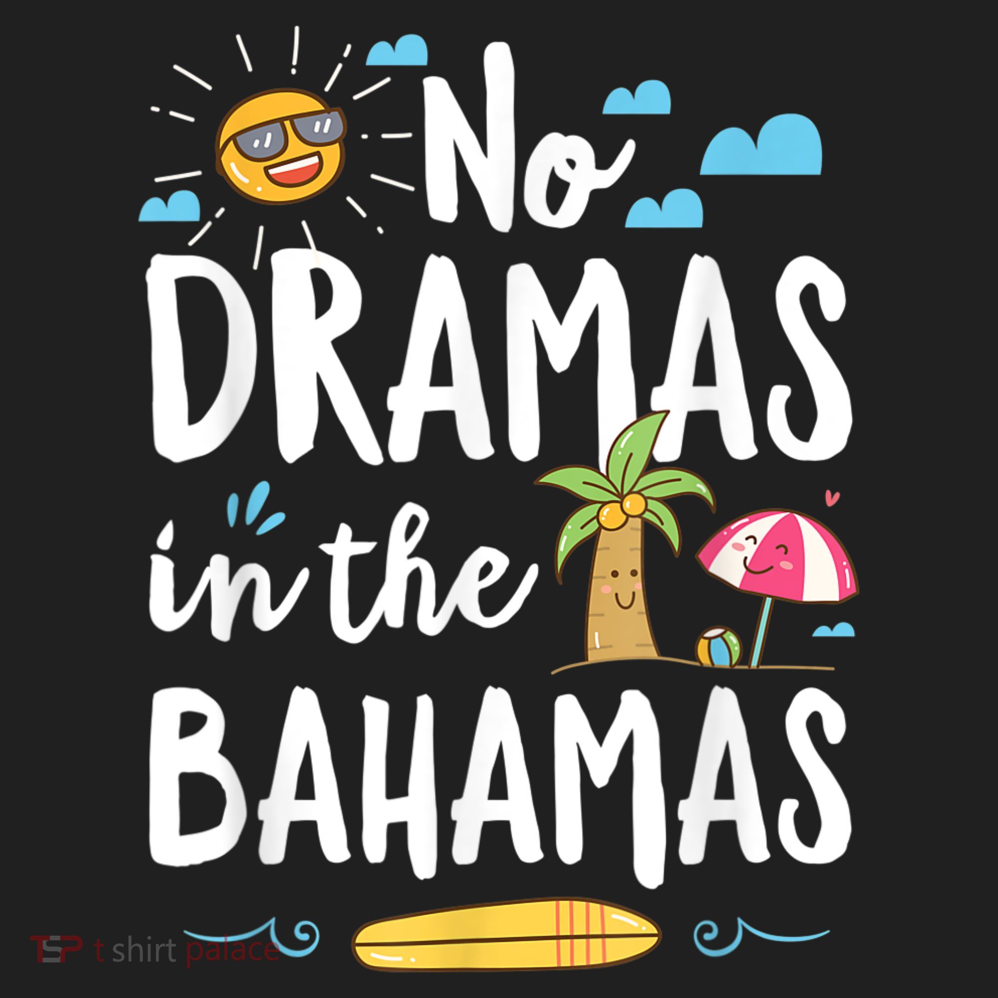 No Dramas In Bahamas Summer Vacation Beach Gift Tumbler