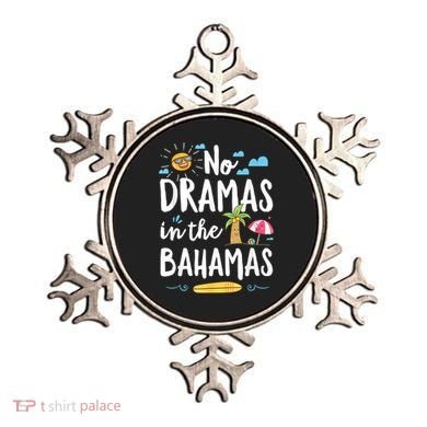 No Dramas In Bahamas Summer Vacation Beach Gift Ornament