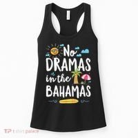 No Dramas In Bahamas Summer Vacation Beach Gift Women's Tank Top thumb 0